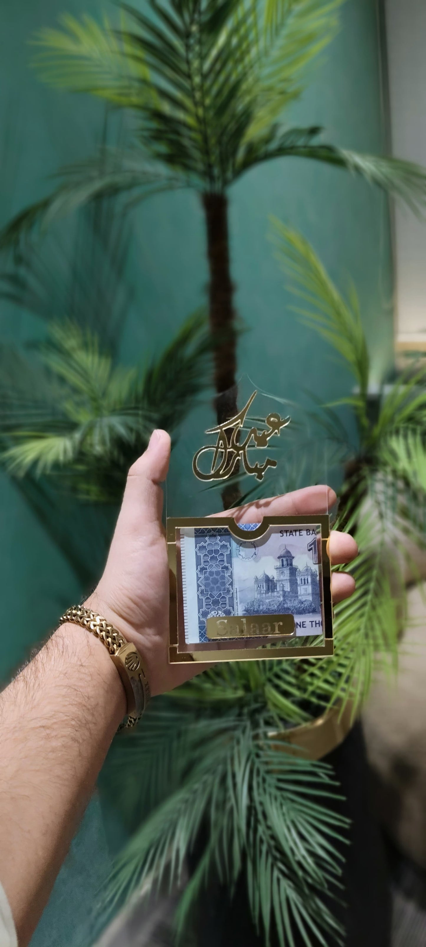 Acrylic Customized Eidi Envelope with Name