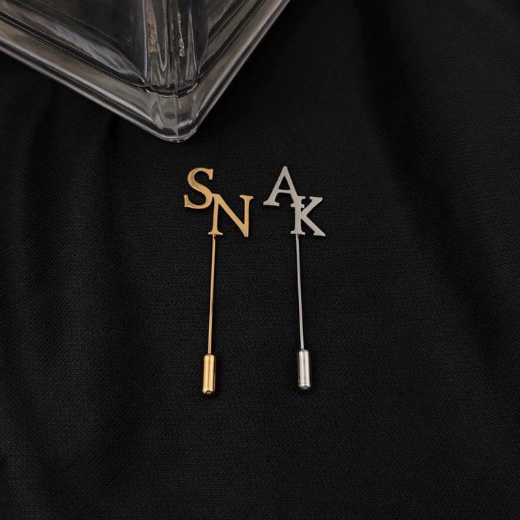 Initial Lapel Pin