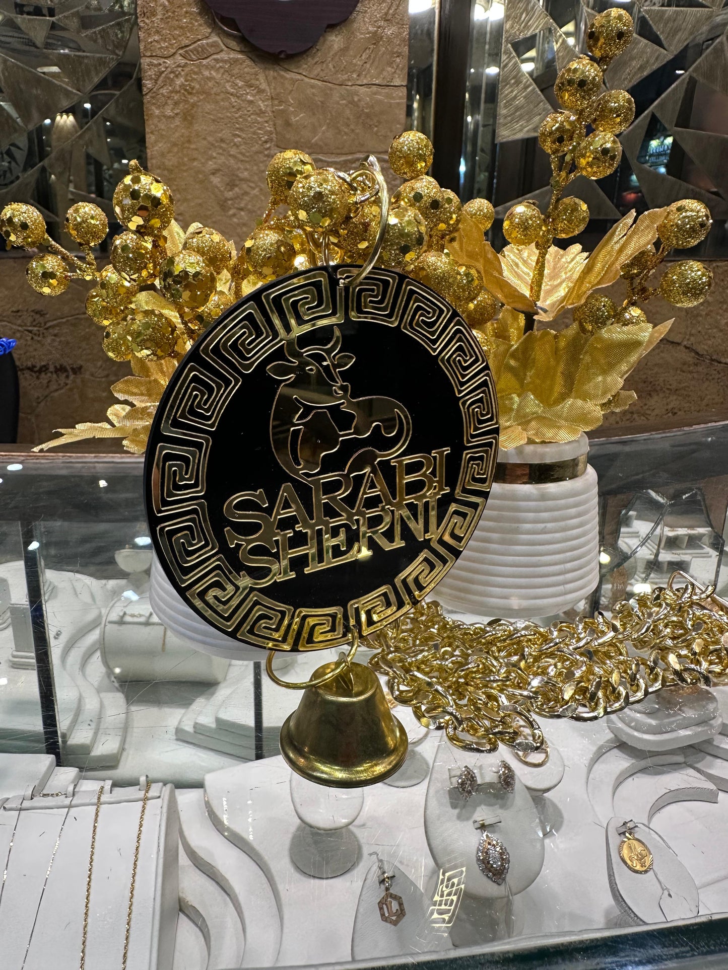 Acrylic Cow Necklace