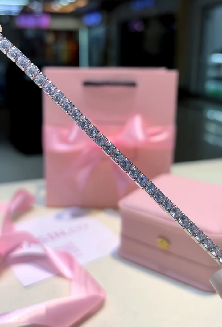 925 Silver Diamond premium Bracelete