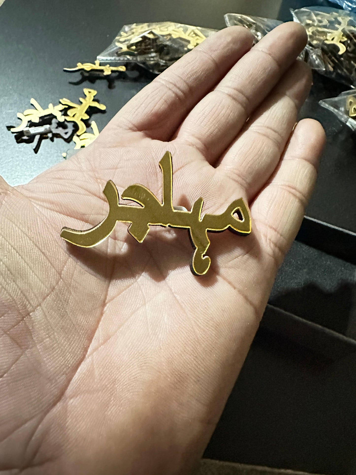 Pack Of 10 Muhajir Badges Pakistan – Acrylic Lapel Pins for Muhajir Identity