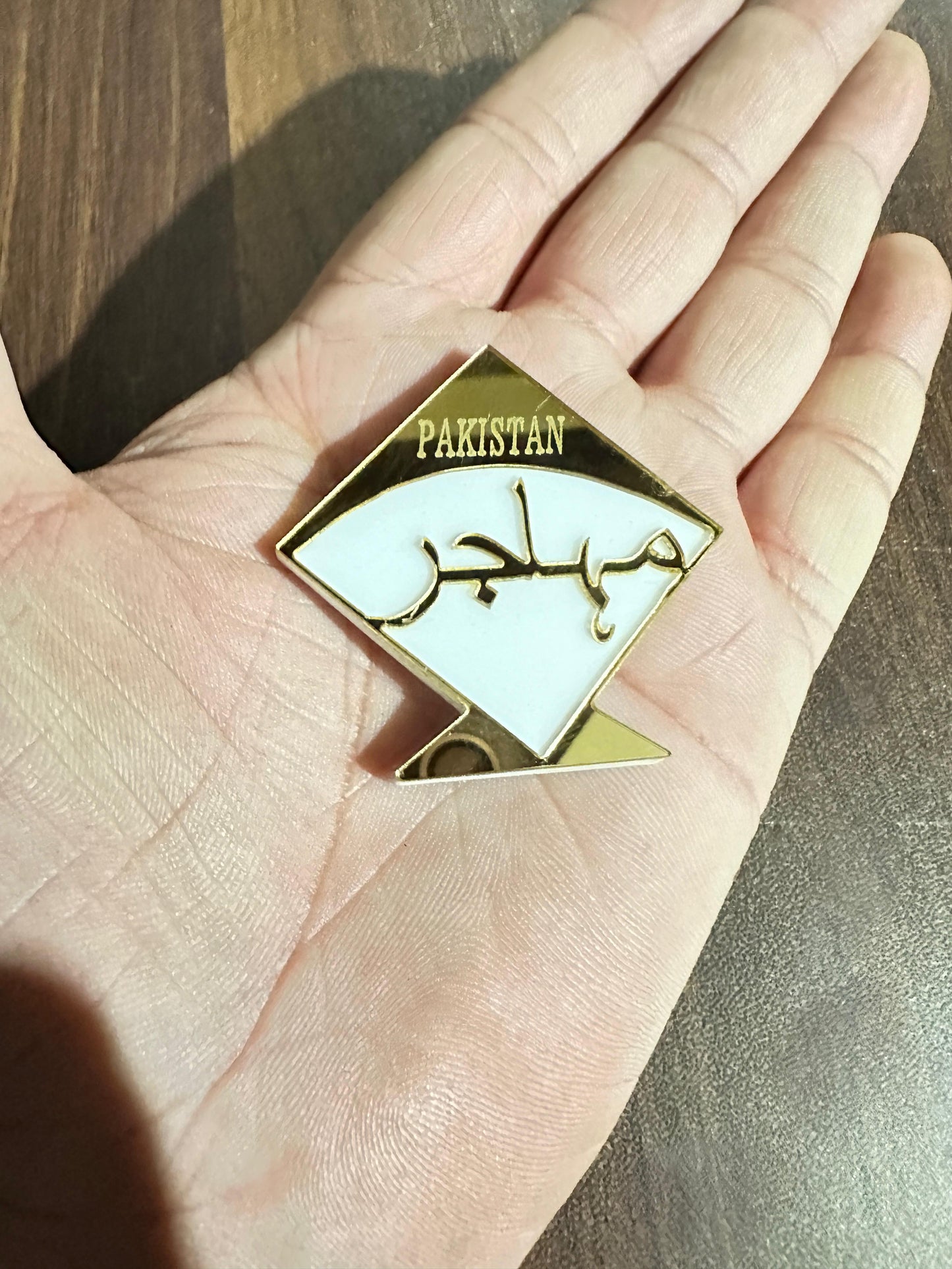 Pack Of 5 Muhajir Kite Badges Pakistan – Acrylic Lapel Pins for Muhajir Identity